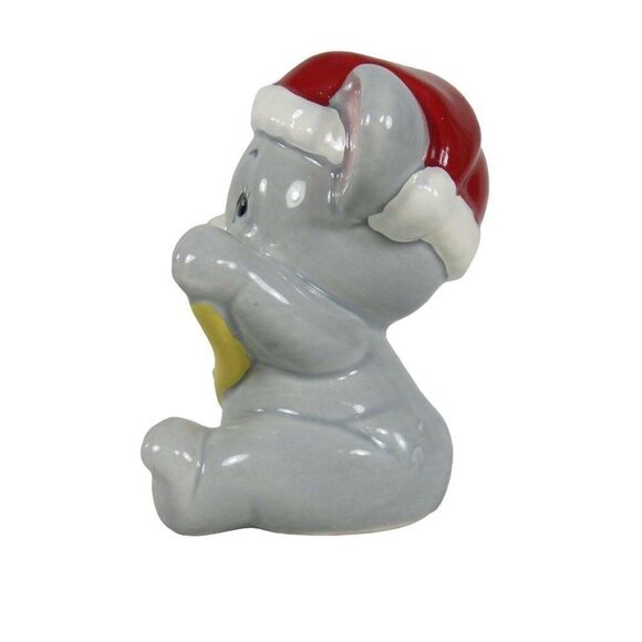 Vintage 80s Russ Berrie Christmas Jolly Holidays Santa Mouse Figurine - Picture 3 of 6